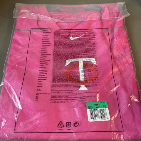 Minnesota Twins MLB Nike Pro Men’s Dry Fit Pink Short Sleeve T Shirt Sz XL (NEW) Cover