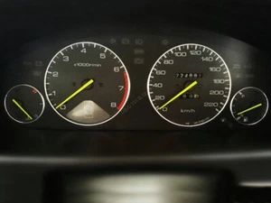 For Honda Accord Coupe 94-97 Chrome Dashboard Gauge Rings tacho Speedometer - Imagen 1 de 5