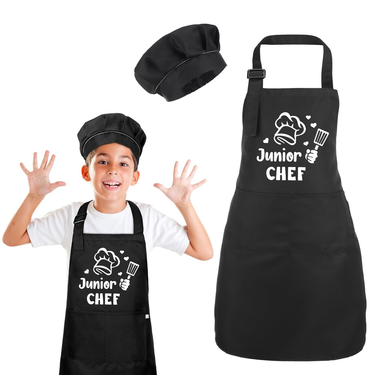 Cocina Niños Ofertas Delantal Y Gorro De Cocinero Para Ninos