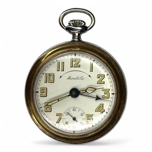 Marcel & Cie Alarm Pocket Watch Brevet 227383 - Working - Picture 1 of 10
