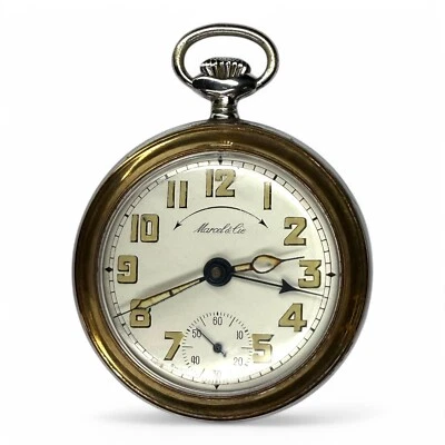 Marcel & Cie Alarm Pocket Watch Brevet 227383 - Working - Image 1 of 4