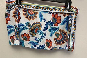 NWT Tommy Bahama Womens Size L White Floral Swim Skirt Bottom Skort Coverup - Picture 1 of 4