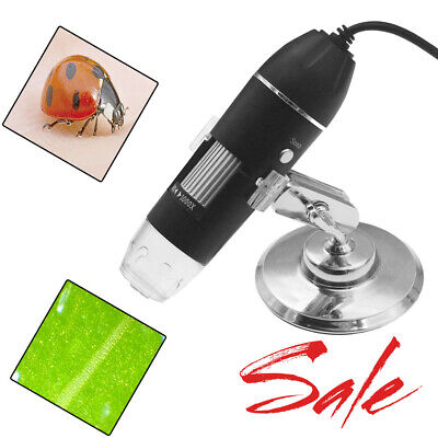 1600X USB Digital Microscope W/ Stand For Electronic Accessories Coin Inspection • 16.69$
