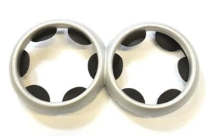 MINI BMW R50 R52 R53 Plata Doble Portavasos Anillo de Ajuste CON Inserto de Goma GA - Imagen 1 de 15