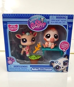 New In Box Littlest Pet Shop Pet Pairs Zoo Pals with Virtual Code (Series 2) - Picture 1 of 6