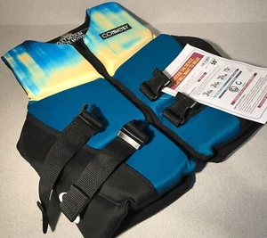Connelly Classic Neo Life Vest NWT Size M Blueberry V-back Life Jacket Ski Tube - Picture 1 of 5