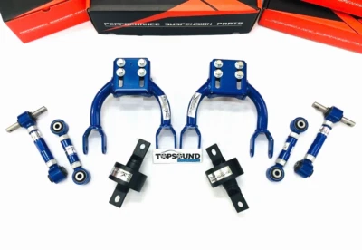 ¡PAQUETE COMBINADO! Kit de inclinación delantera y trasera Hardrace/dedo del pie/arbusto de remolque Honda EG DC2  Foto 1 de 4