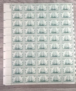 Scott #951 U.S. Frigate Constitution, MNH, 3c, 1947 Full Sheet 23712 - Picture 1 of 5