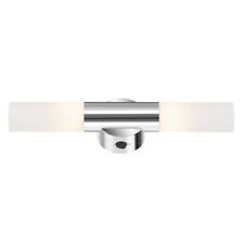 Spiegellampe Bad mit Schalter Spiegelleuchte Wandlampe länglich Chrom 30cm E14