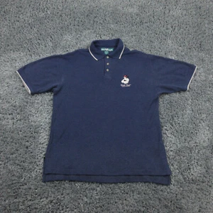Big Dogs Shirt Mens Medium Blue Embroidered Short Sleeve Golf Polo - Picture 1 of 13