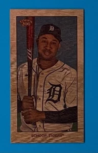 2022 Topps T206 Wave 4 Jonathan Schoop Tigers Wood Paper Stock /20 - Picture 1 of 2