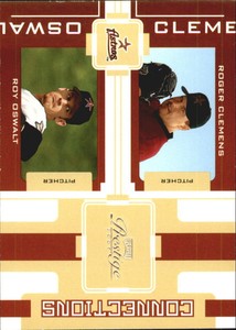 2005 Playoff Prestige Connections Astros Baseball Card #6 R.Clemens/R.Oswalt