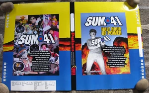 2000 SUM 41 Half Hour of Power Promo Poster School Bookcover - Super RAD - Picture 1 of 4