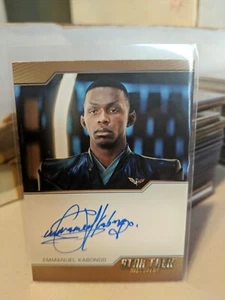 Star Trek Discovery Season 3 Emmanuel Kabongo Autograph *Archive Box Exclusive* - Picture 1 of 2