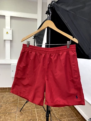 🇺🇸 Vintage Polo Ralph Lauren Nylon shorts casual Y2K hype size L color red - Image 1 of 4