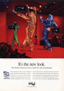 1998 Intel: New Look Vintage Print Ad - Picture 1 of 1