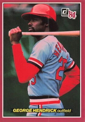 GEORGE HENDRICK 1984 DONRUSS ALL STAR #32 - Image 1 of 2