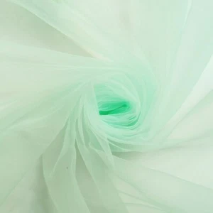 5 yards/lot Wedding Veil Tulle Plain Nylon Mesh Fabric Stage Craft DIY Material - Picture 1 of 16