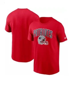 Nike New England Patriots NFL T-Shirt Men's Size 2XL Red Pats Football Shirt New - Picture 1 of 3