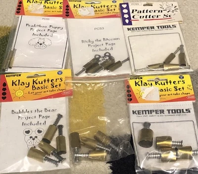 Kemper Tools Clay  Shape Cutters- Six Sets Of Four Sizes Heart Round Flower Tear - Image 1 of 4