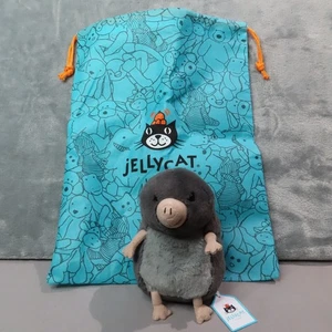 JELLYCAT Muswell Maulwurf Plüsch grau authentisch neu mit Etikett neu Tasche - Bild 1 von 8