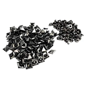 100 sets pyramid rivets hollow rivets decorative rivets pressure rivets for, - Picture 1 of 14