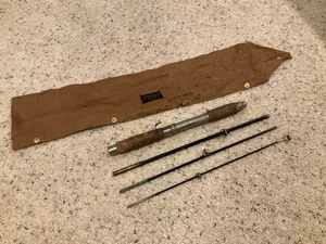 Vintage Stahl 4 Stück Rod Richardson Rod & Reel Co 48" mit Koffer - Bild 1 von 18
