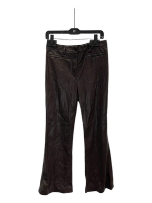 Pantalón de cuero Rebecca Taylor, marrón - para mujer talla 8 Foto 1 de 3