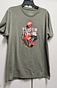 Volcom Florida T-shirt-Army Green-Size Large - Picture 1 of 4