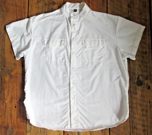 Camisa vintage SEQUEL para hombre XL blanca malla ventilada algodón nailon nativo Durango, CO - Imagen 1 de 9