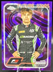 2024 Topps F1 Chrome Sapphire Nikita Bedrin Purple 06/10 Formula F3 #68 - Bild 1 von 2