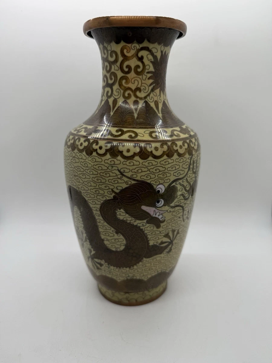 中国景泰蓝印第安纳中国古董花瓶| eBay