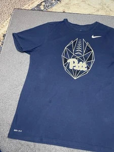 Pitt The Nike Tee XL Blue Football University Of Pittsburgh The Nike Tee FLAWS! - Picture 1 of 11