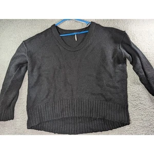 Free People Pullover Damen Größe Extra Small Schwarz Langarm Strickpullover NEU - Bild 1 von 6
