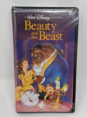 Disney Black Diamond VHS Beauty Beast Schöne Biest Sealed NEU Black Clamshell - Bild 1 von 4
