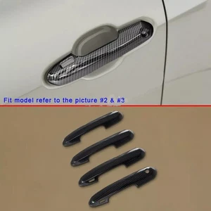 For Toyota Highlander 2020-2025 Carbon Fiber Door Handle Cover Trims Accessories - Picture 1 of 4