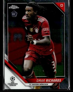 2021-22 Topps Chrome UEFA Champions League Omar Richards #146 Rookie - Picture 1 of 2
