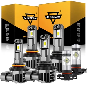 AUXBEAM 9005 9006 LED Headlight 5202 Fog Light Bulbs for Dodge Journey 2010-2019 - Picture 1 of 17