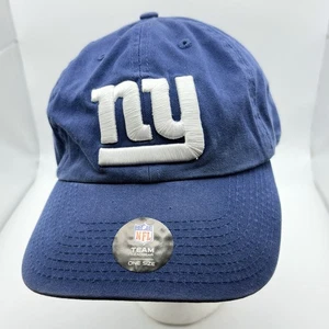 New York Giants Distressed Hat Cap 47 Adjustable Strapback Blue Dad NY Faded - Picture 1 of 12