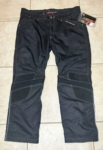 Hein Gericke Men's Craig Denim Textile Motorcycle Riding Pants Black Size 46 New - Bild 1 von 7