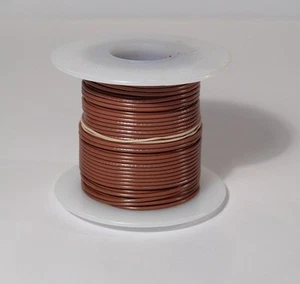 20 carretes de cable de conexión AWG UL1007 UL1569 marrón ~ ¡10 colores disponibles! - Imagen 1 de 1