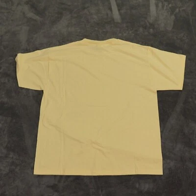 Vintage JERZEES Adult XL Yellow Blank Shirt 50/50 USA Fabric Screen Printing - Image 1 of 4