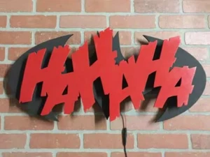 Batman & The Joker LED Night Lights Luminous Wall Lamp Superhero Sign Light New - Picture 1 of 10
