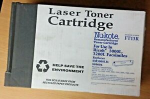 Nu-Kote Laser Toner Cartridge for Ricoh 3000L 3200L Replaces SM3000LR 889604