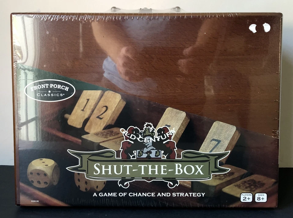 Front Porch Classics Circa Shut the Box Old Fashion Dice Game Various - Item