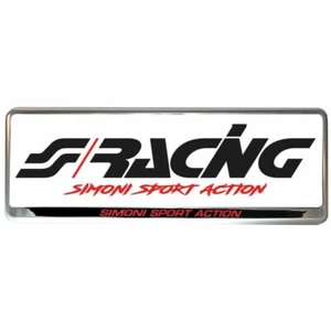 Simoni Racing Portatarga anteriore cromato - Foto 1 di 1