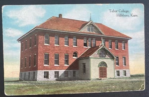 1916 Hillsboro KS USA Picture Postcard Cover Tabor College - Picture 1 of 2
