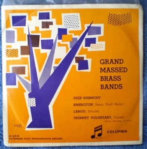 GRAND MASSED BRASS BAND-DEEP HARMONY "RARE OZ" EP 45 RPM  - Bild 1 von 4