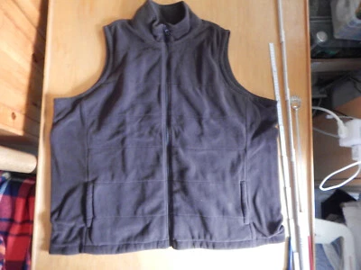 Lands End Damen Weste Fleeceweste Gr.56/58 24W-26W 3XL Dunkelbraun 2 Taschen NEU - Bild 1 von 4