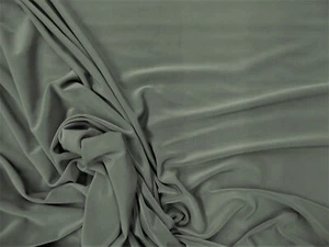 Fabric Light Weight Polyester Spandex 4 way Stretch Charcoal Gray C305 - Picture 1 of 1
